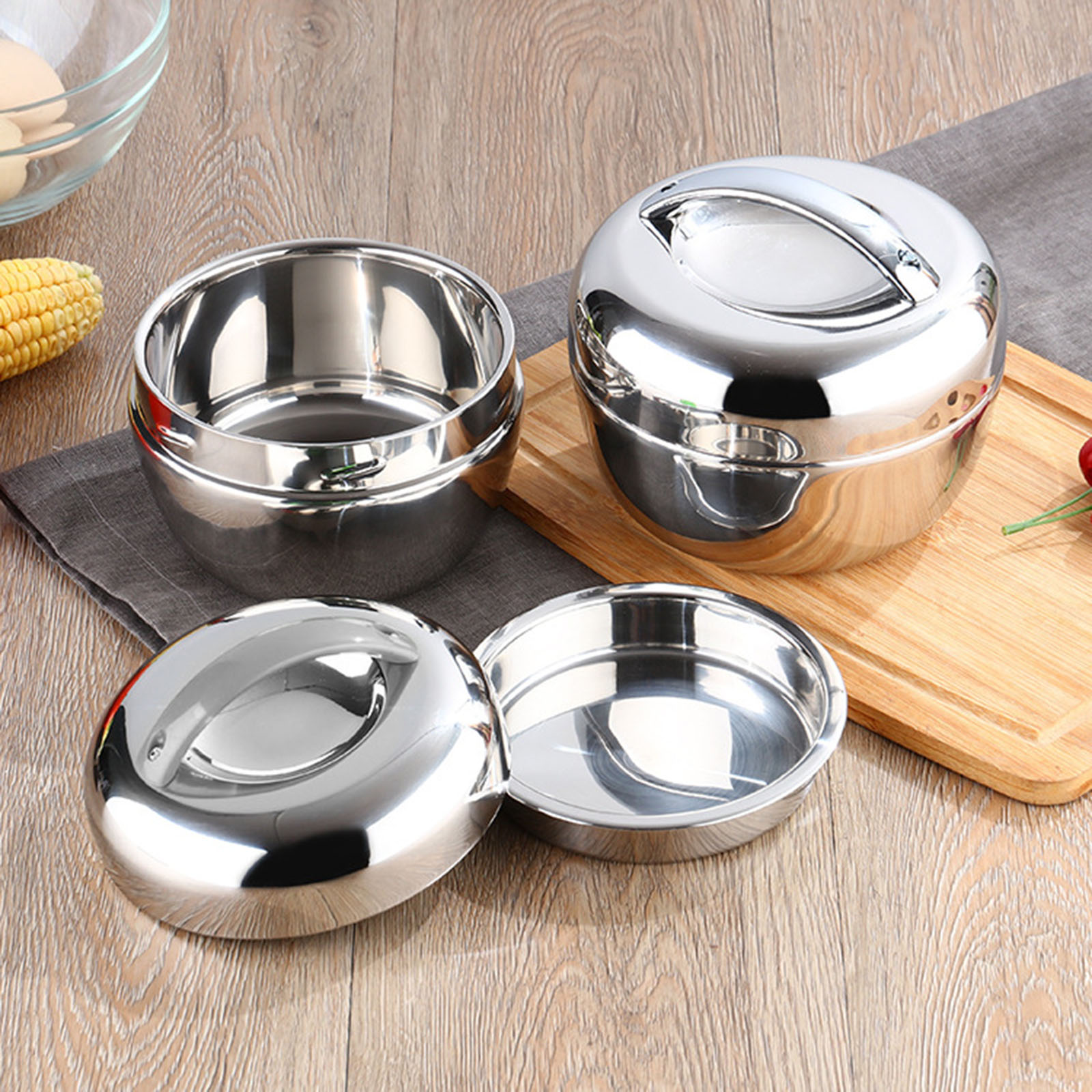 Dim Sum Basket - Garrafa térmica isolada de aço inoxidável