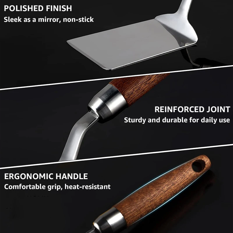 Espátula de aço inoxidável com - Okonomiyaki Spatula avaliação e preço