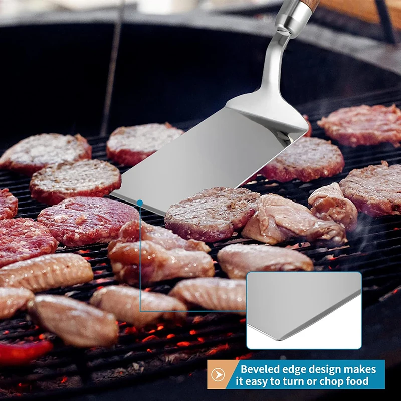 Espátula de aço inoxidável com - Okonomiyaki Spatula avaliação e preço